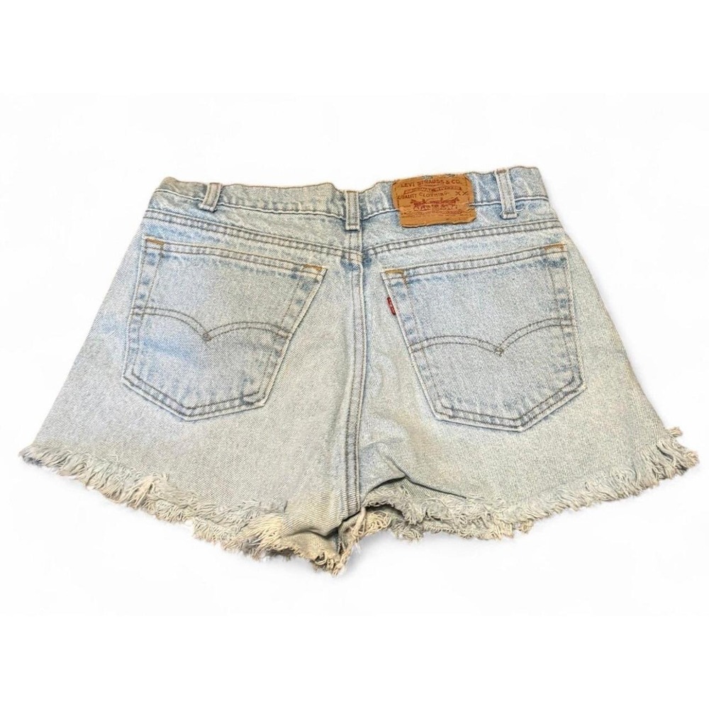 Vintage Levi's 516? Denim Cutoff Shorts Women 33 Light Wash High Rise USA Y2K